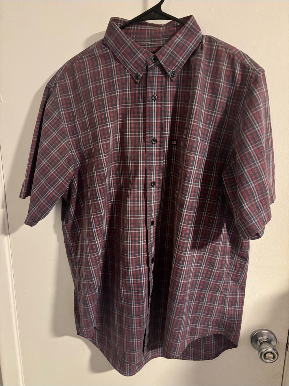 Ralph Lauren Jeans Co Men’s Large Plaid Short Sleeve Button Down Shirt
(1322)